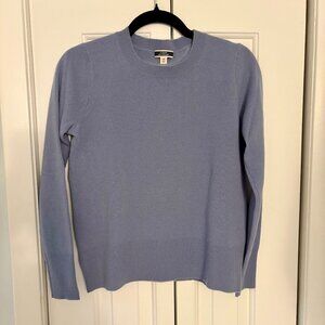 J. Crew blue cashmere sweater, size XS